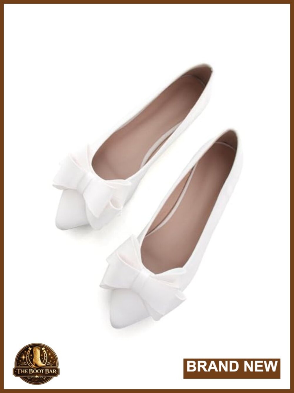 Suede Pointed Toe Bowknot Ballet Flats Slip-On Dress Shoes